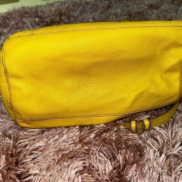 The Sak hobo snap closure vintage bag yellow pebble leather - Picture 8 of 8